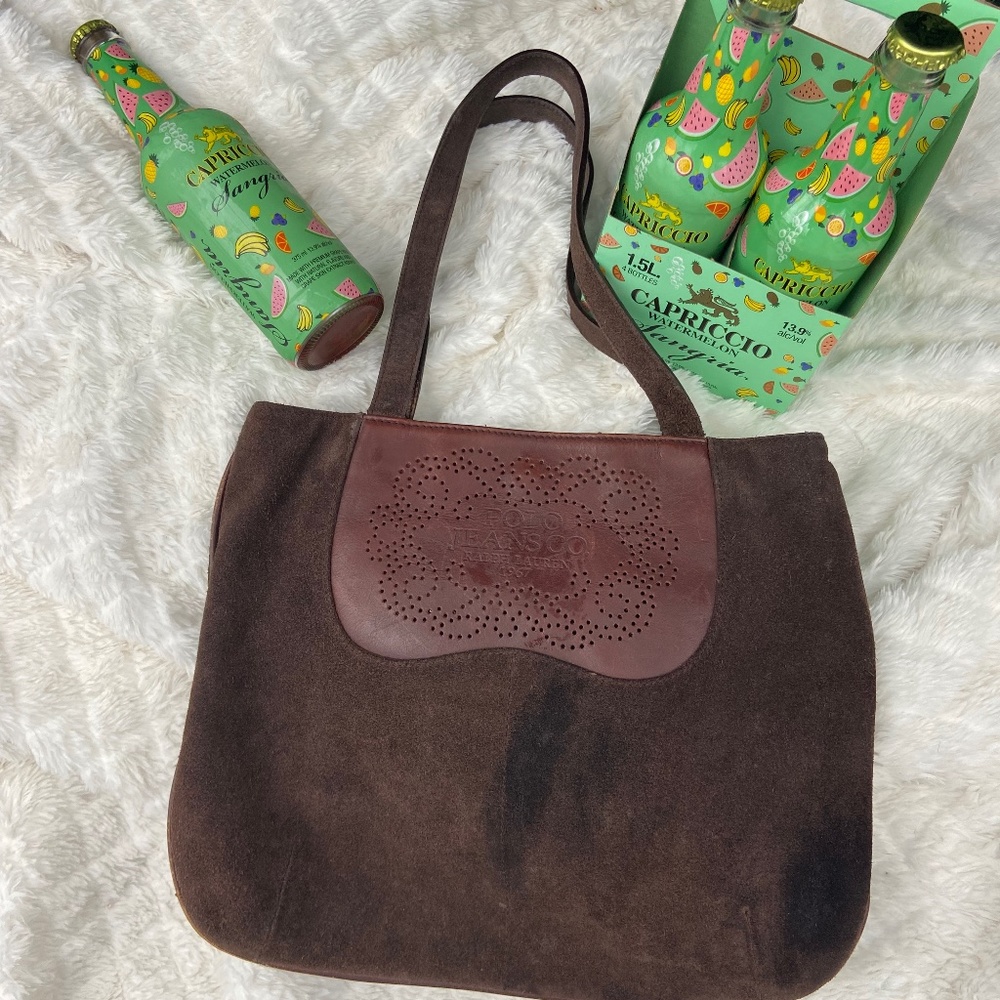 Polo jeans purse suede